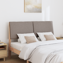 vidaXL Kárpitozott fejtámla Tópszínű 140 cm Tömör fenyőfa
