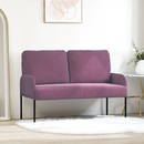 vidaXL Kanapék párnával 110cm Lila Furnér