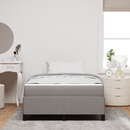 vidaXL Boxrugós ágy Tópszínű 120 x 190 cm szövet