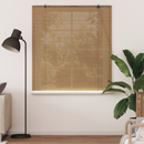 vidaXL Roletta Barna 140 x 160 cm Bambusz