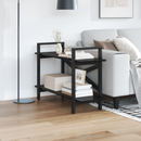 vidaXL Könyvespolc Fekete tölgy 100 x 33,5 x 64 cm Faanyag