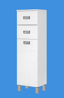 Viva SZQUARE fürdőszobai ÁLLÓSZEKRÉNY 120 középmagas - SZENNYESTARTÓS - 35 x 35 x 120 cm