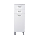 Viva SZQUARE fürdőszobai ÁLLÓSZEKRÉNY 100 középmagas - SZENNYESTARTÓS - 33 x 33 x 100 cm