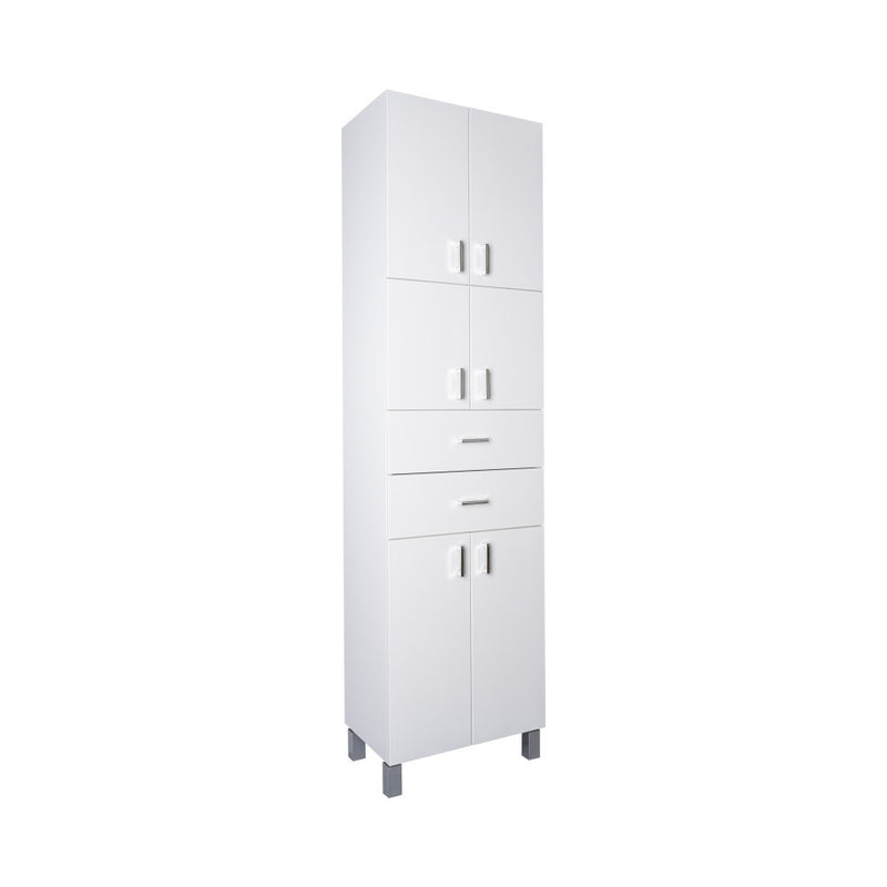Viva STYLE fürdőszobai ÁLLÓSZEKRÉNY 192 magas POLCOS - 50 x 35 x 192 cm