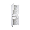 Viva STYLE fürdőszobai ÁLLÓSZEKRÉNY 192 magas POLCOS - 50 x 35 x 192 cm