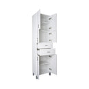 Viva STYLE fürdőszobai ÁLLÓSZEKRÉNY 192 magas POLCOS - 50 x 35 x 192 cm