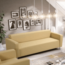 3-személyes, textilbőr bézs, HOMKER