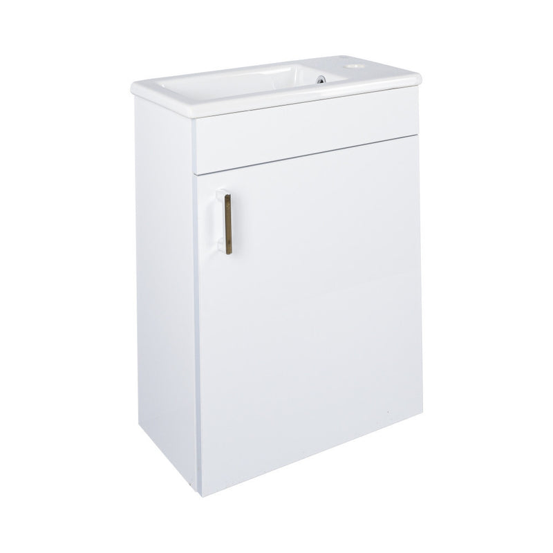 Viva STYLE NIKA - fali függesztett - fürdőszobabútor CeraStyle 71100 porcelán mosdóval 42 x 24 cm