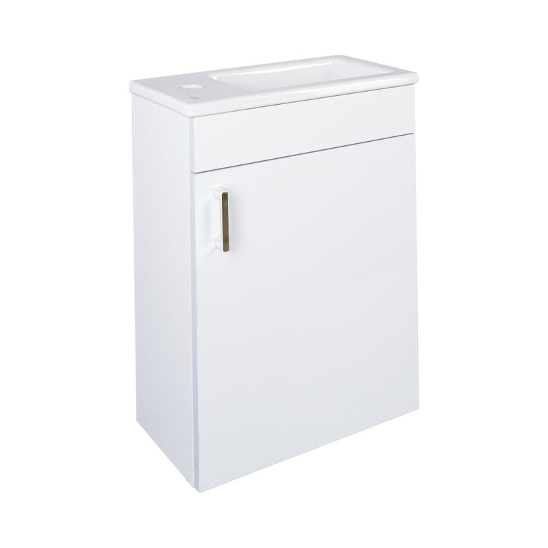 Viva STYLE NIKA - fali függesztett - fürdőszobabútor CeraStyle 71100 porcelán mosdóval 42 x 24 cm