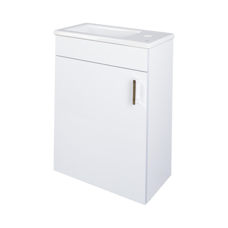 Viva STYLE NIKA - fali függesztett - fürdőszobabútor CeraStyle 71100 porcelán mosdóval 42 x 24 cm
