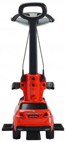 Chipolino Mercedes AMG GLE 63 bébitaxi tolókarral és kupolával - piros