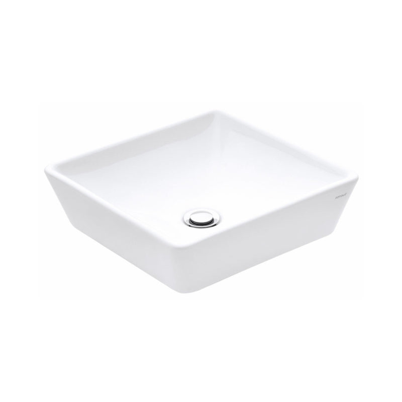 Sanovit DECENTE - PULTRA ültethető - Top Counter - porcelán mosdó -  - 40 x 40 cm