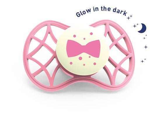 Nuvita Air.55 Cool! éjszakai fogszabályzós cumi védőkupakkal 6hó+ - Glow Flamingo - 7084