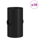 vidaXL Fociasztal dugók 10 pcs Fekete 1,7 x 1,7 x 3,2 cm PP