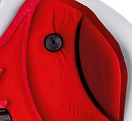Bellelli Tiger Standard B-Fix bicikliülés 22kg-ig - White Red