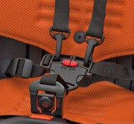 Bellelli Tiger Clamp bicikliülés 22kg-ig - White Turquoise