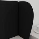 vidaXL Fejtámla Fül Fekete 40 x 23 x 6 cm PVC