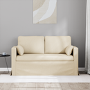 vidaXL Kanapé Krém 139 x 78 x 80 cm szövet