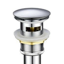 Klikk - klakk leeresztőszelep - KEREK - KRÓM - túlfolyós modókagylóhoz 5/4&quot;