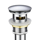 Klikk - klakk leeresztő - KEREK - KRÓM - túlfolyós modókagylóhoz - 5/4" - Ø 67 mm
