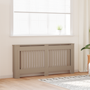 vidaXL Radiátor fedezék 2 pcs Sonoma Tölgy 172 x 19 x 81,5 cm Faanyag