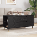 vidaXL Dohányzóasztal Fekete tölgy 102 x 44,5 x 50 cm Szerelt Fa