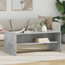 vidaXL Dohányzóasztal Beton Szürke 100 x 50 x 40 cm Faanyag