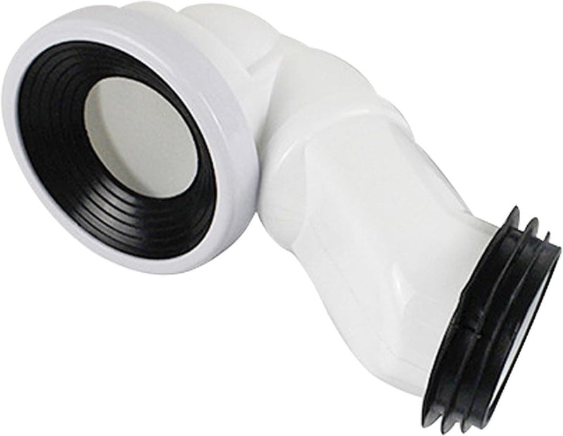 P-bekötőcső Viva ES monoblokkos WC-hez - ALSÓ bekötéshez - 90 / 110 mm