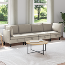 vidaXL Nappali bútor szett 4 pcs Zabpehely Szövet
