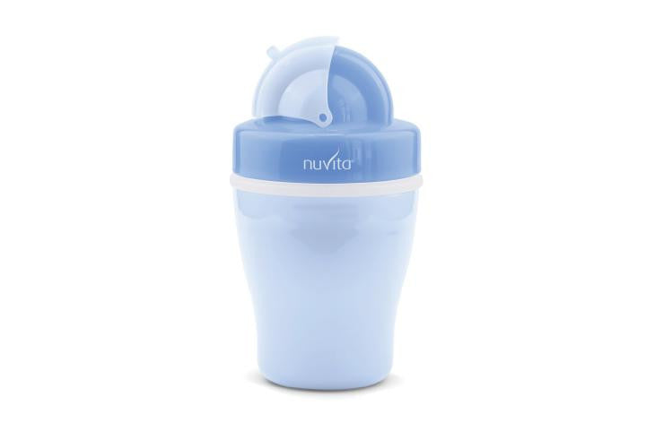 Nuvita dupla falú szívószálas itatópohár - blue - 1436