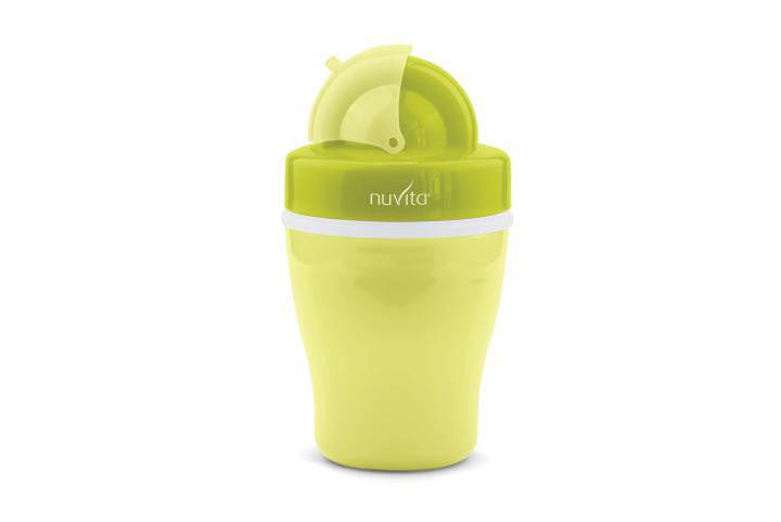Nuvita dupla falú szívószálas itatópohár - green - 1436