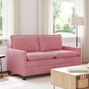vidaXL Kanapé Rózsaszín 156 x 81 x 87,5 cm Bársony