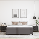 vidaXL Ágykeret matracmal Szürke 180 x 200 cm szövet