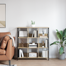 vidaXL Könyvespolc Sonoma tölgy 102 x 32 x 104,5 cm Faanyag
