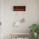 vidaXL Fogas Barna 70 x 11 x 27 cm Tömör Mahagóni Fa