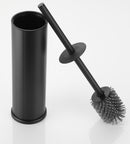 Viva NERO WC-kefe tartó - hengeres - MATT FEKETE - fürdőszobai kiegészítő