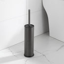 Viva NERO - fürdőszobai kiegészítő - WC kefe tartó hengeres - GUN METAL