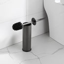 Viva NERO - fürdőszobai kiegészítő - WC kefe tartó hengeres - GUN METAL