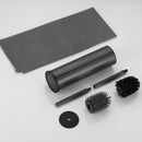 Viva NERO - fürdőszobai kiegészítő - WC kefe tartó hengeres - GUN METAL