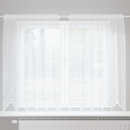 vidaXL Csipkés Függöny függönyökkel Fehér 180 x 150 cm Poliészter