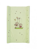 Lorelli pelenkázó lap merev peremes 50x71 - green