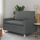 vidaXL Kanapé Sötétszürke 126 x 81 x 87,5 cm Szövet