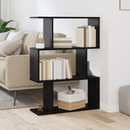 vidaXL Könyvespolc Fekete tölgy 70 x 24 x 97 cm Faanyag