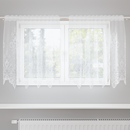 vidaXL Csipkés Függöny függönyökkel Fehér 80 x 150 cm Poliészter
