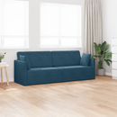 vidaXL Padlókanapé-ágy Kék 213 x 70 x 77 cm Bársony