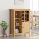 vidaXL Bor szekrény HILL Méz barna 79.5 x 40 x 107.5 cm Tömör fenyőfa