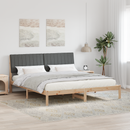 vidaXL Ágykeret fejtámlával Barna 180 x 200 cm Tömör fenyőfa