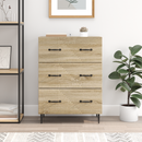 vidaXL Fiókos szekrény Sonoma Tölgy 66 x 34,5 x 89,5 cm Szerelt Fa