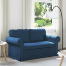 vidaXL Kanapé Kék 155 x 82 x 80 cm szövet