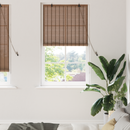 vidaXL Roletta Barna 80 x 220 cm Bambusz